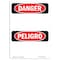 Signmission OSHA Sign, Blank Write-On Bilingual, 14in X 10in Rigid Plastic, 10" W, 14" H, Bilingual Spanish OS-DS-P-1014-VS-2563 - alternate 1